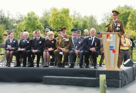 Polish Armed Forces Memorial opening ceremony