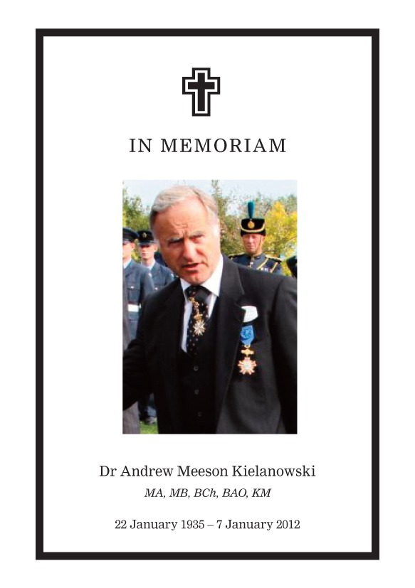 Dr Andrew Meeson Kielanowski