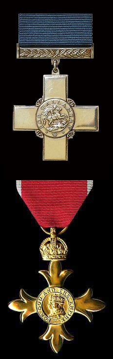 George Cross and OBE
