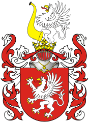 “Gryf” coat of arms used by many noble families in medieval Poland. 