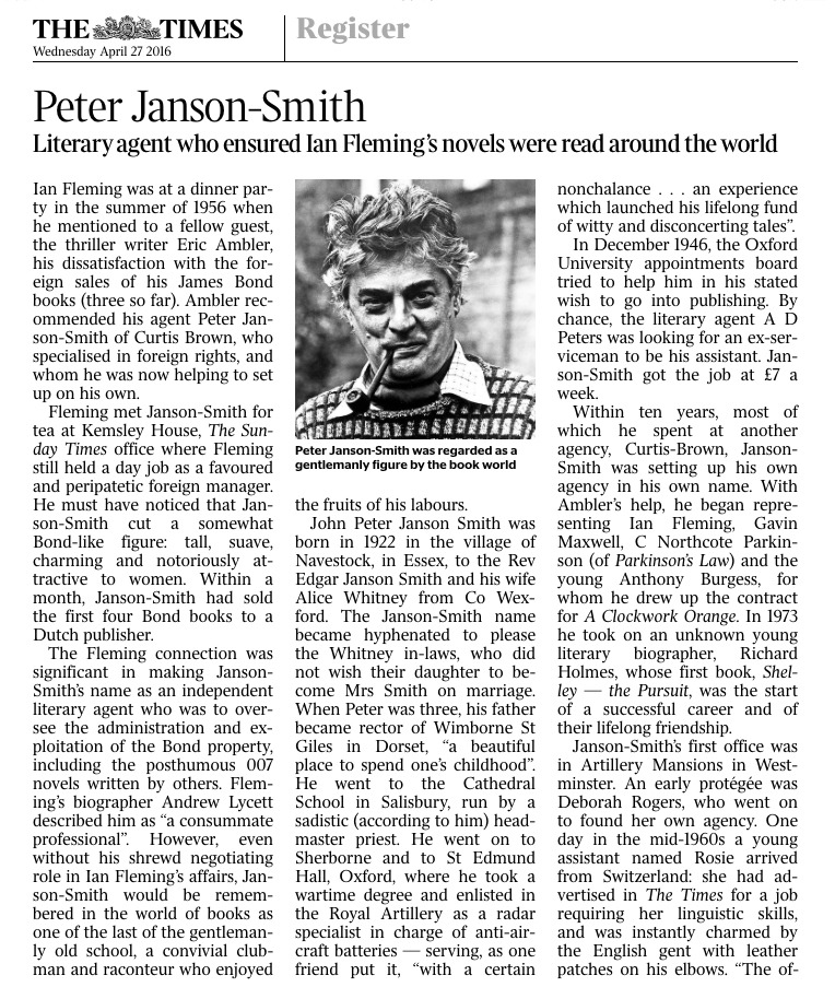 Peter Janson-Smith