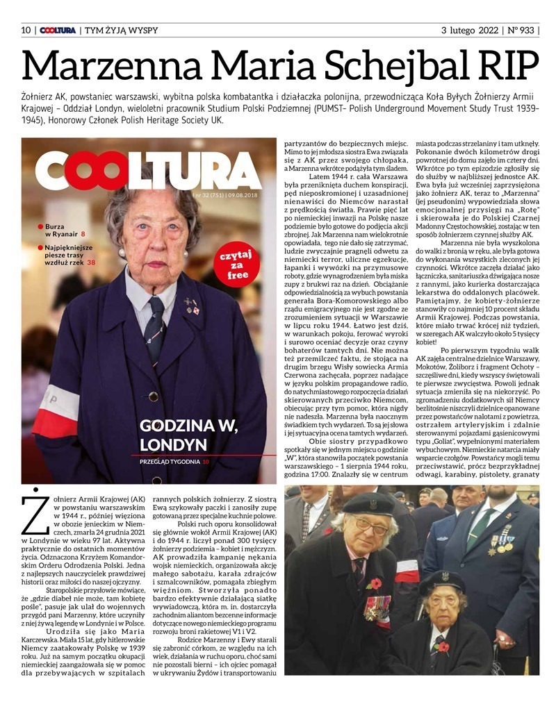 Marzenna Maria Schejbal RIP